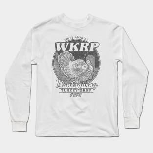 WKRP Turkey Drop 1978 <> Graphic Design Long Sleeve T-Shirt